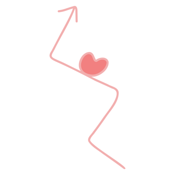 Pink arrow love png