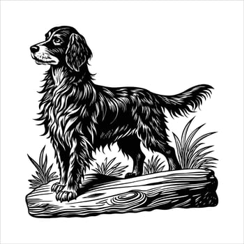 Gordon Setter Logo vector