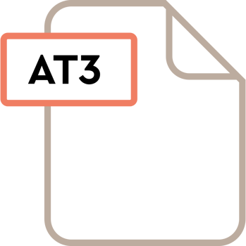 At3 File Format Icon Rounded Shapes Outline png