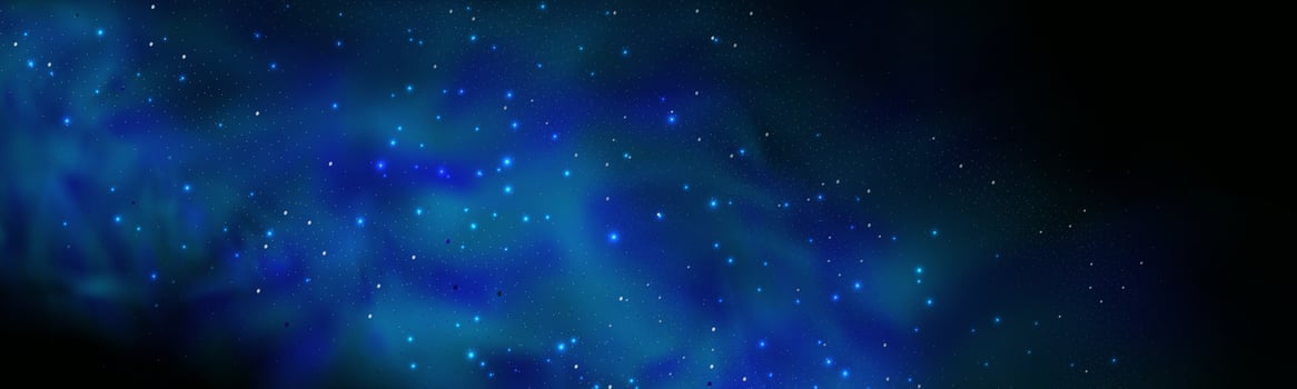 A blue aurora bore sky with stars vector