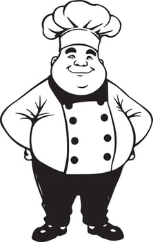 Chef clip art vector