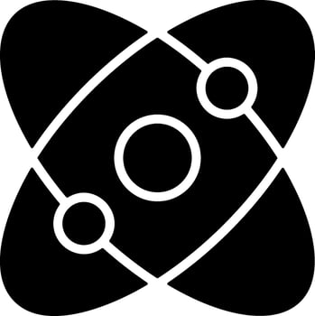 Atomic Graphic Icon Design vector