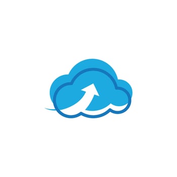 Cloud logo template illustration vector