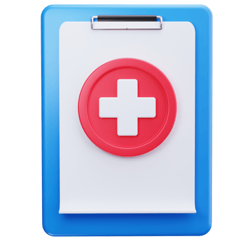 3D Icon Healthcare Clipboard png