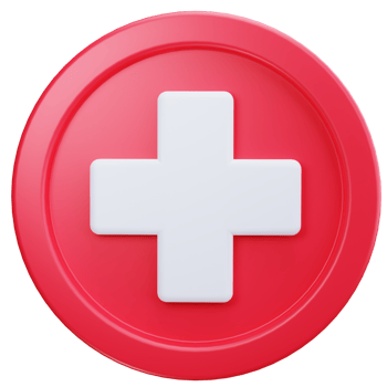 3D Icon Emergency Red Cross png
