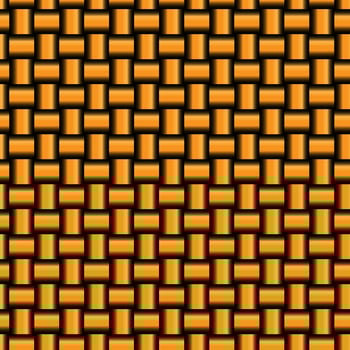 Seamless gold small pipe pattern. vector