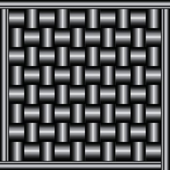 Seamless pattern silver striped. vector