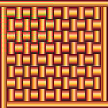 seamless pattern orange striped vector