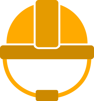 Yellow safety hat png