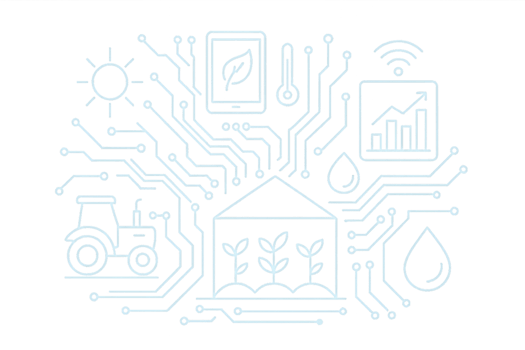 Innovative Blue Technology for Smart Farming and Agriculture Solutions png