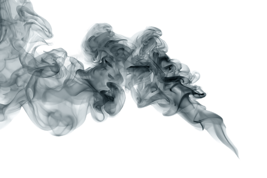 Abstract Transparent Smoke Image Isolated on Black Background Great for Editing png