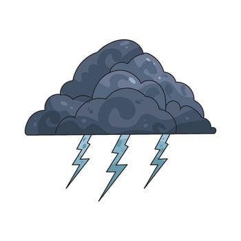 the storm illustration vector