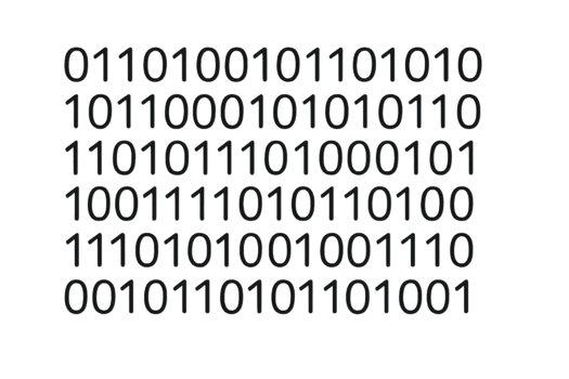 Simple Binary Code Lines Displaying Digital Information and Data png