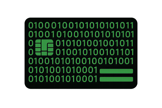 Green Binary Code Representation on Digital Background png