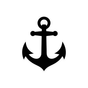 Nautical anchor design png