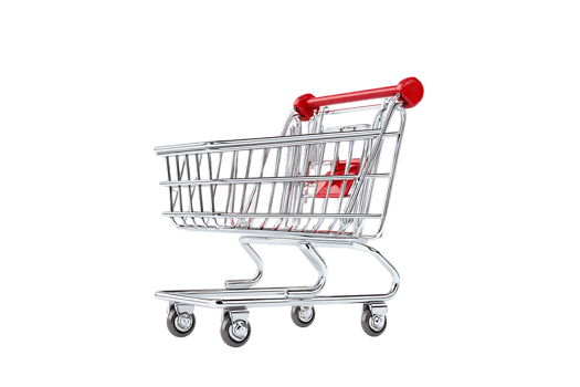 Shopping Cart Isolated on Transparent Background a Symbol of Commerce and Retail png
