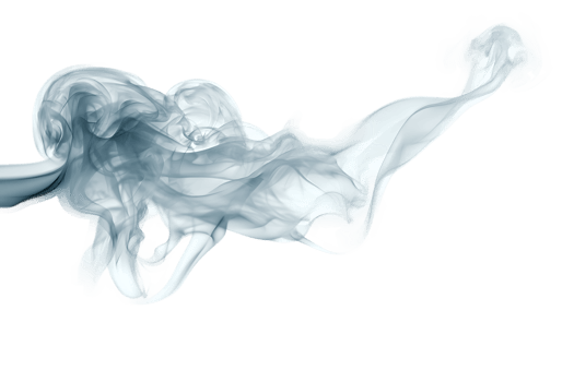 Abstract Smoke Effect on Transparent Background Isolated Design Element Beautiful png