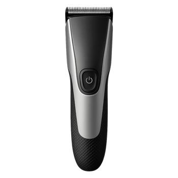 A black and white hair clipper on a transparent background png
