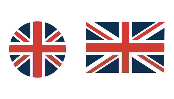 British Flag Collection Editable UK Flag Icons for Travel, Politics, and National Design vector