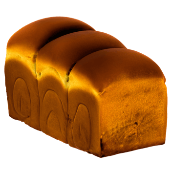 3d render loaf bread with transparent background png