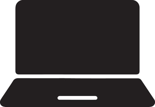 Laptop shape design vector