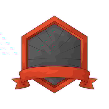 Quality badge with ribbon vector