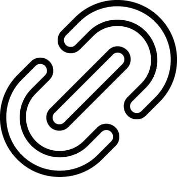 Link Outline Icon vector
