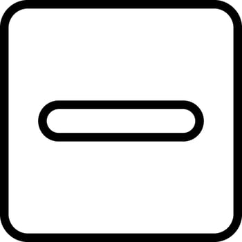 Remove Outline Icon vector