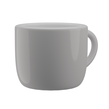 3D Coffee Mug Illustration Icon Render png