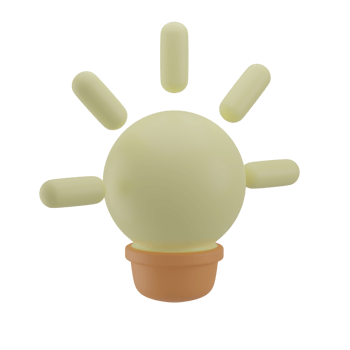 3D Creative Idea Illustration Icon Render png
