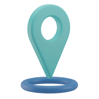 3D Geo Targeting Illustration Icon Render png
