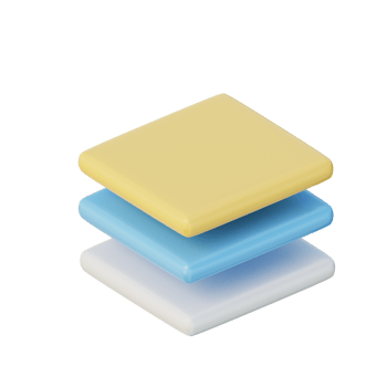3D Layer Illustration Icon Isolated png