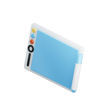 3D Pen Tablet Illustration Icon png