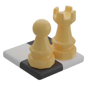 3D Planning Illustration Icon Illustrated With Chess png