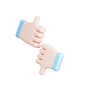 Cute 3D Pros Cons Illustration Icon png