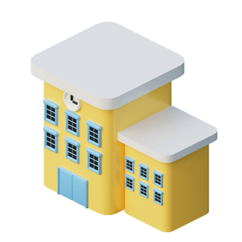 3D School Illustration Icon Isolated png