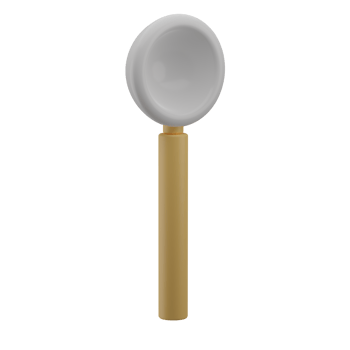 3D Scooper Illustration Icon Render png