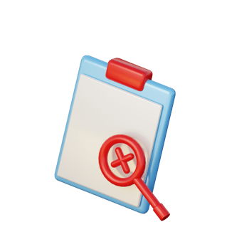 3D Task Not Found Illustration Icon Render png
