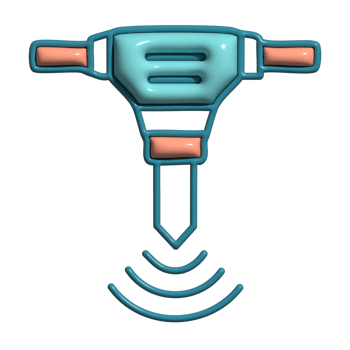 Heavy Duty 3D Industrial Borehole Well Icons png