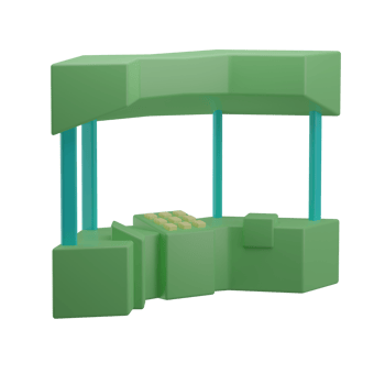 3D Spaceship COntrol Icon Render Illustration png