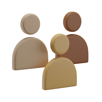 3D Friendship Icon Render Illustration png