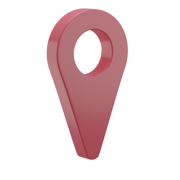 Cute 3D GPS Icon Render Illustration png
