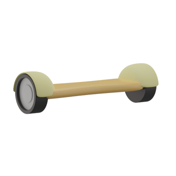 3D Hoverboard Icon Render Illustration png