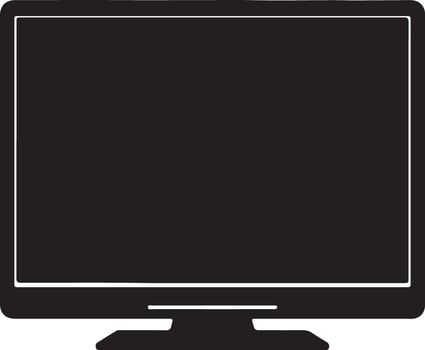 Tv shape design vector