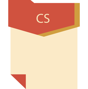 Cs File Format Minimal Icon png