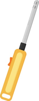 Yellow Stick Lighter vector
