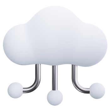 3D Icon Technology Cloud Network png