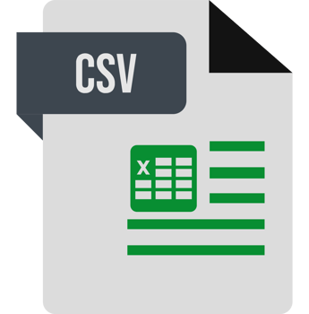 Csv Icon Black And Grey With Symbol png