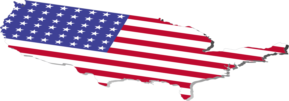 USA country map location png