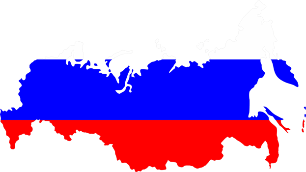 Russia country map png